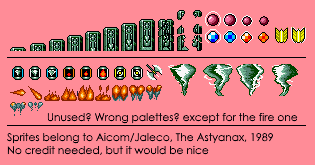 The Astyanax - Items