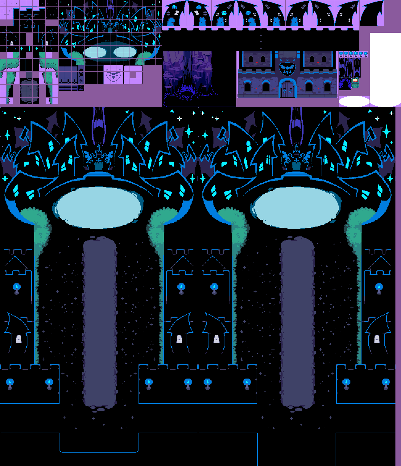 Deltarune Town Map