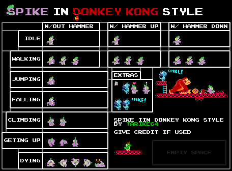 My Little Pony Customs - Spike & Ember (Donkey Kong Arcade-Style)