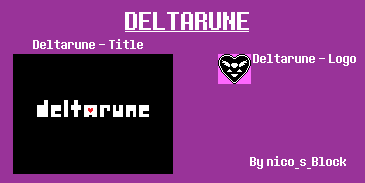 Deltarune - Title & Logo