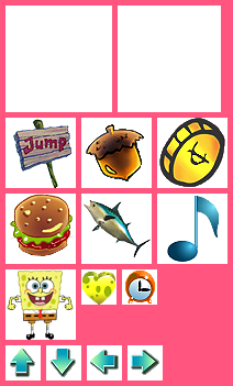 SpongeBob SquarePants: 3D Obstacle Odyssey - Collectibles & Icons