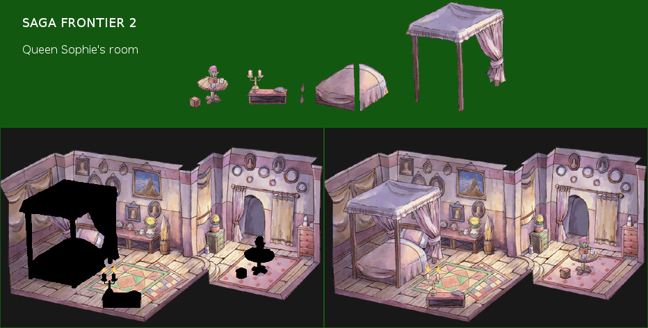 SaGa Frontier 2 - Queen Sophie's Room