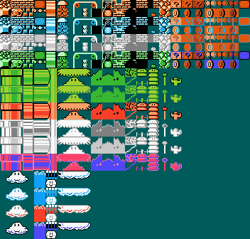 Famicom Mini - Super Mario Bros. 2 - Tileset