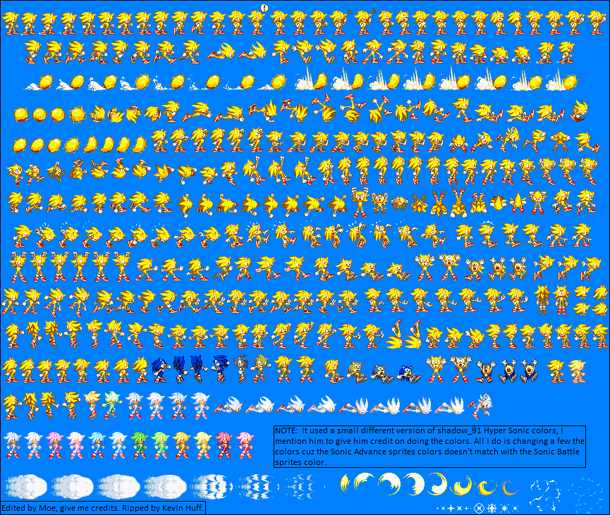 Sonic Sprite Sheet Sonic 1 Elderbda