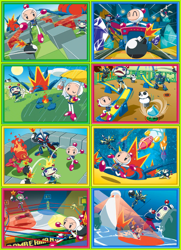 Bomberman Jetters - Battle Mode Previews