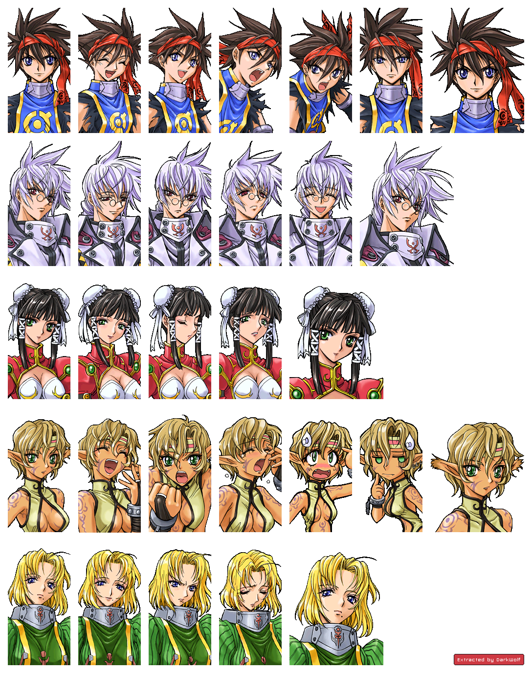 Langrisser Millennium - Main Characters