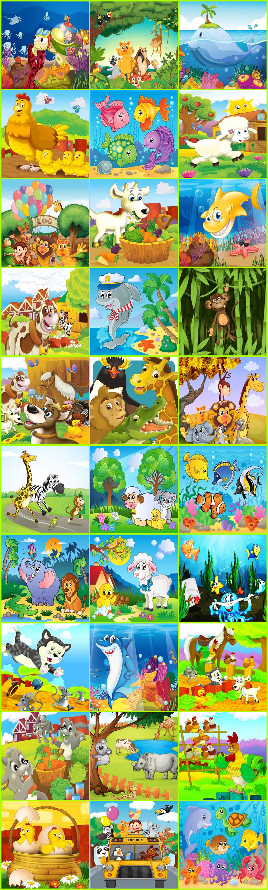 Animal Jigsaw Tile Puzzle - Puzzles