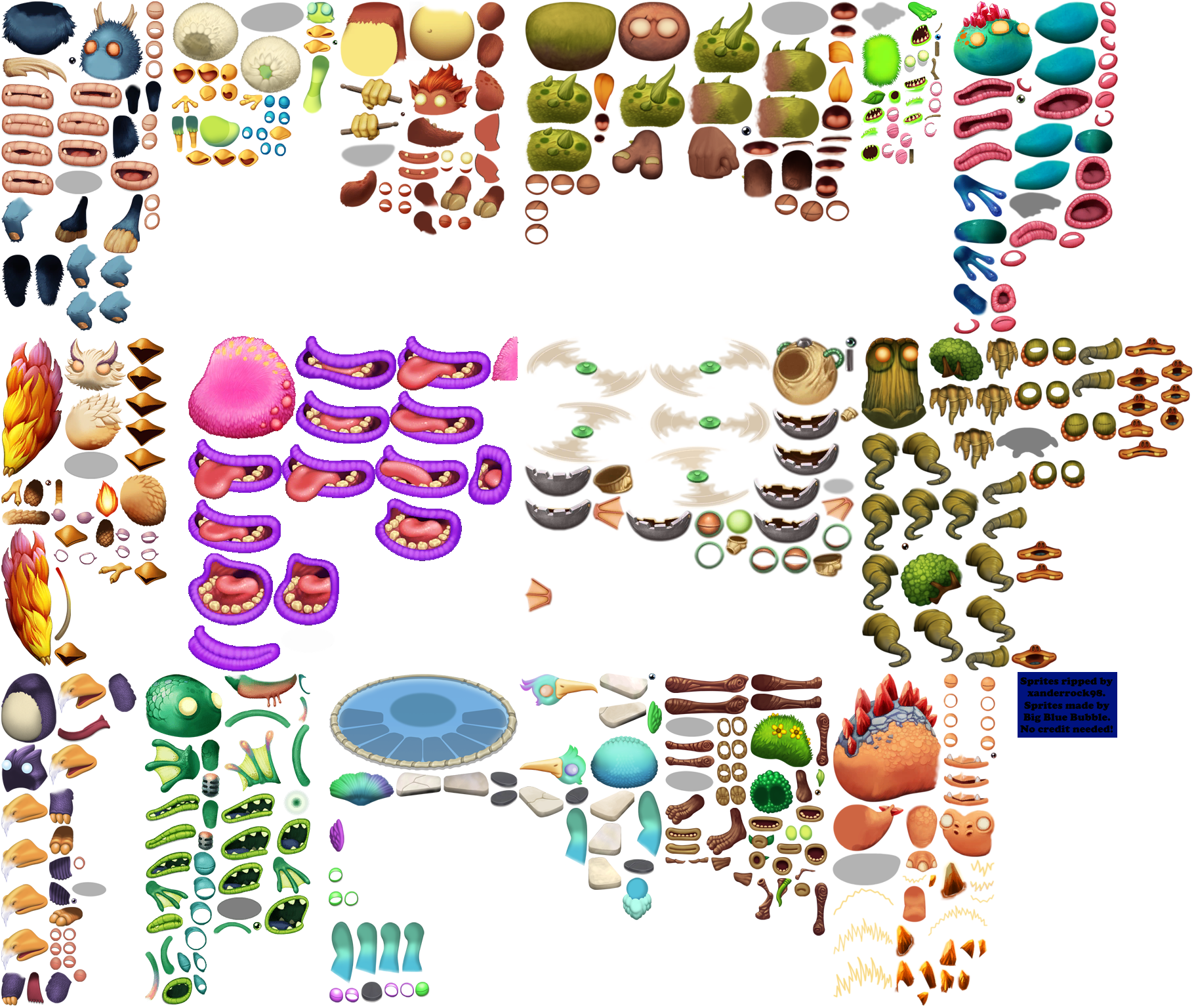 My Singing Monsters Element Template