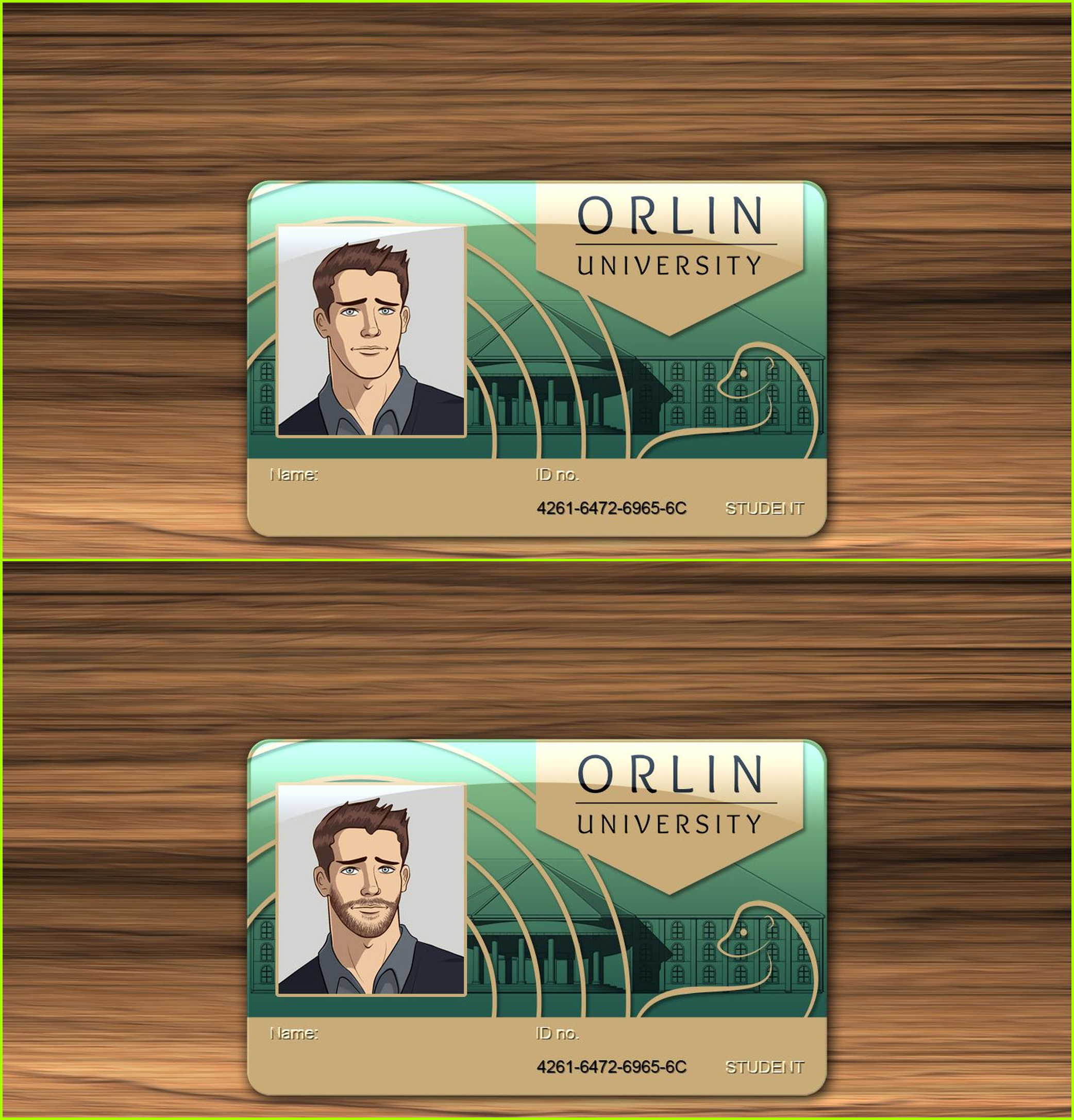 Coming Out on Top - Student ID Card