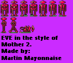 EarthBound Beginnings Customs - EVE (EarthBound-Style)