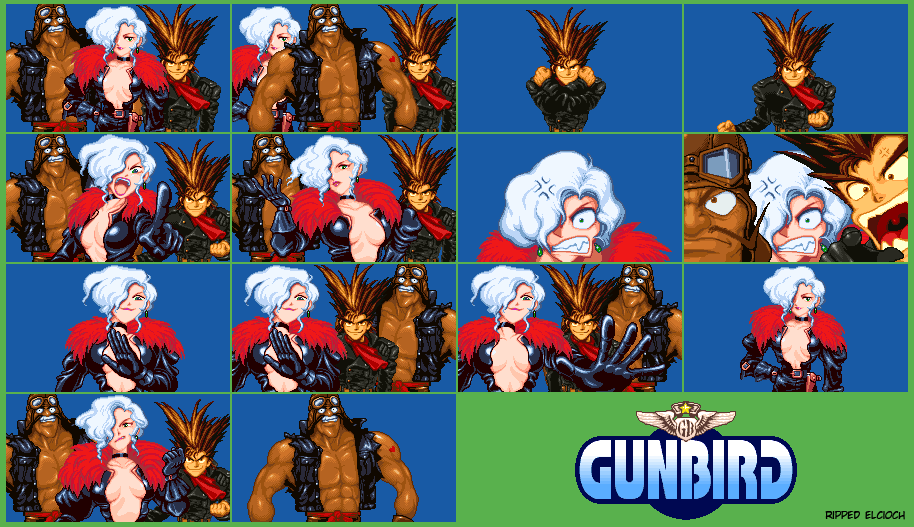 Gunbird - Villain Portraits