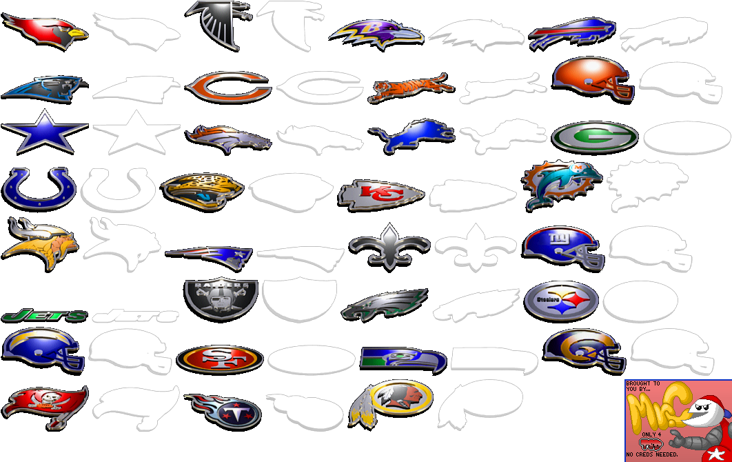 NFL Blitz: Special Edition - Team Logos