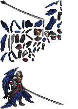 Sephiroth Sprite Sheet