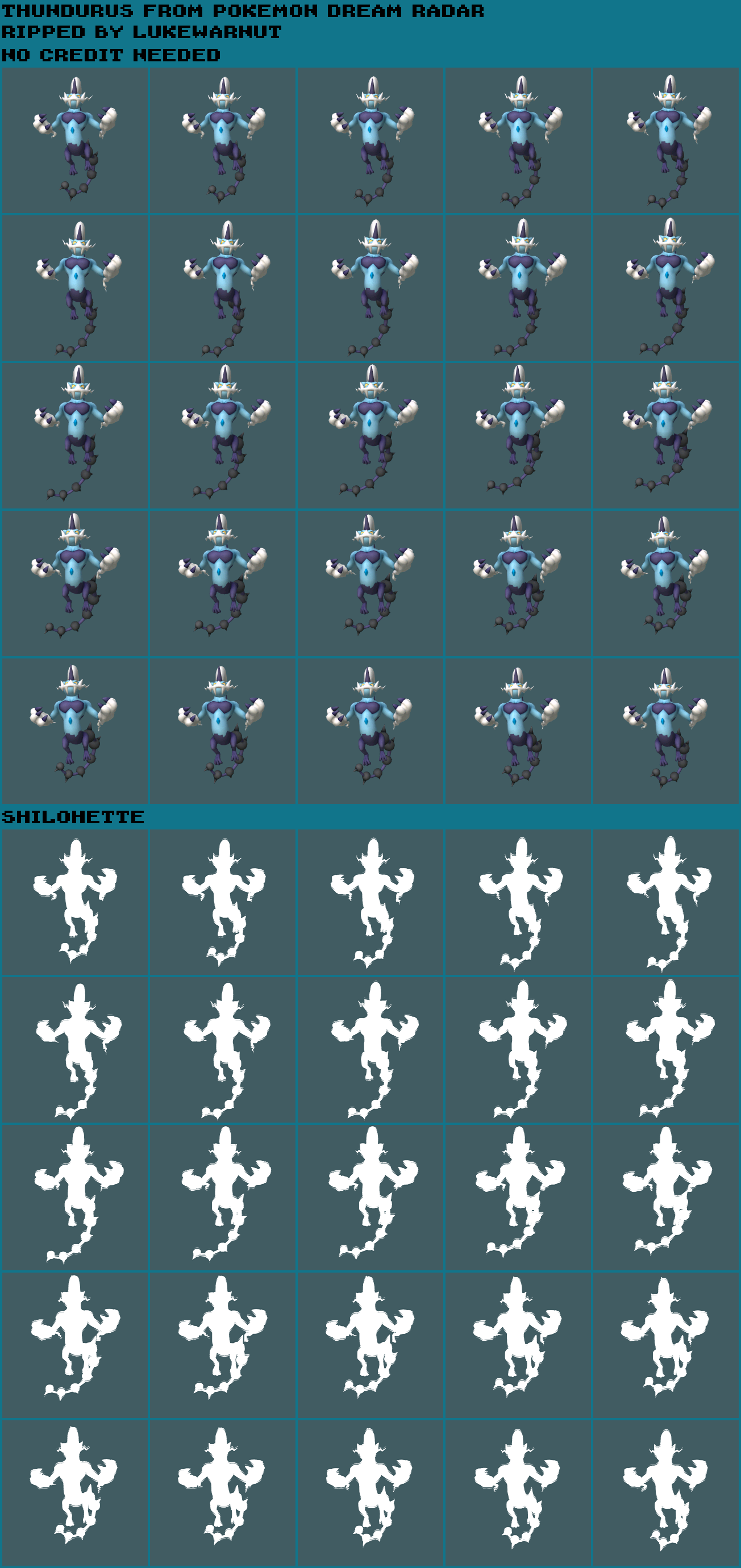 Pokémon Dream Radar - Thundurus