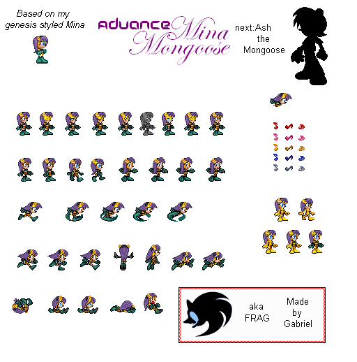 Sonic the Hedgehog Media Customs - Mina (Advance-Style)