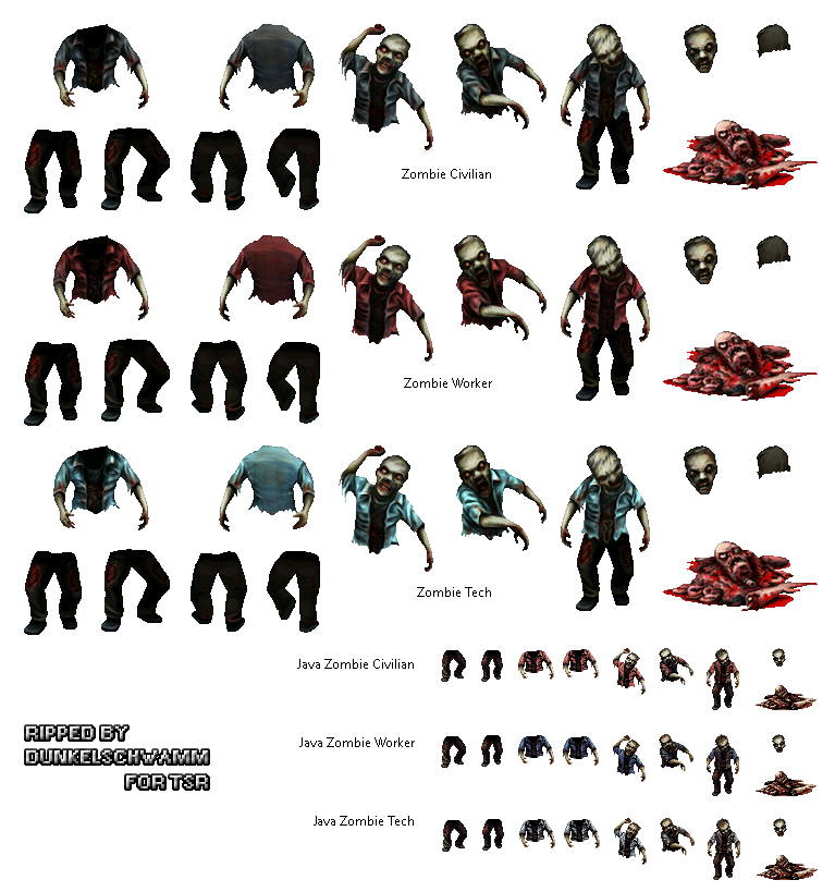 Zombie Sprite Sheet