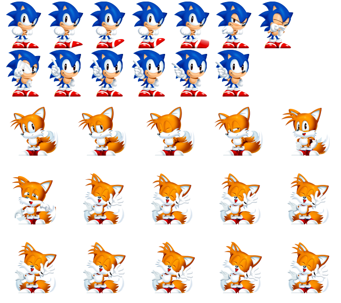 Tails Sprite Png Sonic Hd Tails Sprites Tails Png Free Sexiz Pix