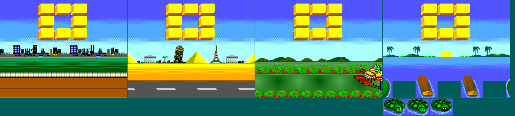 Sonic's Edusoft (Prototype) - Minigame Backgrounds