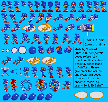 Sonic the Hedgehog Customs - Metal Sonic (Sonic 3-Style)