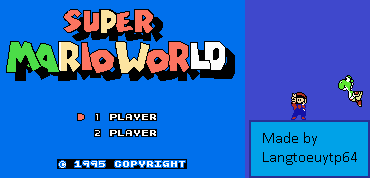 Super Mario World (Bootleg) - Title Screen