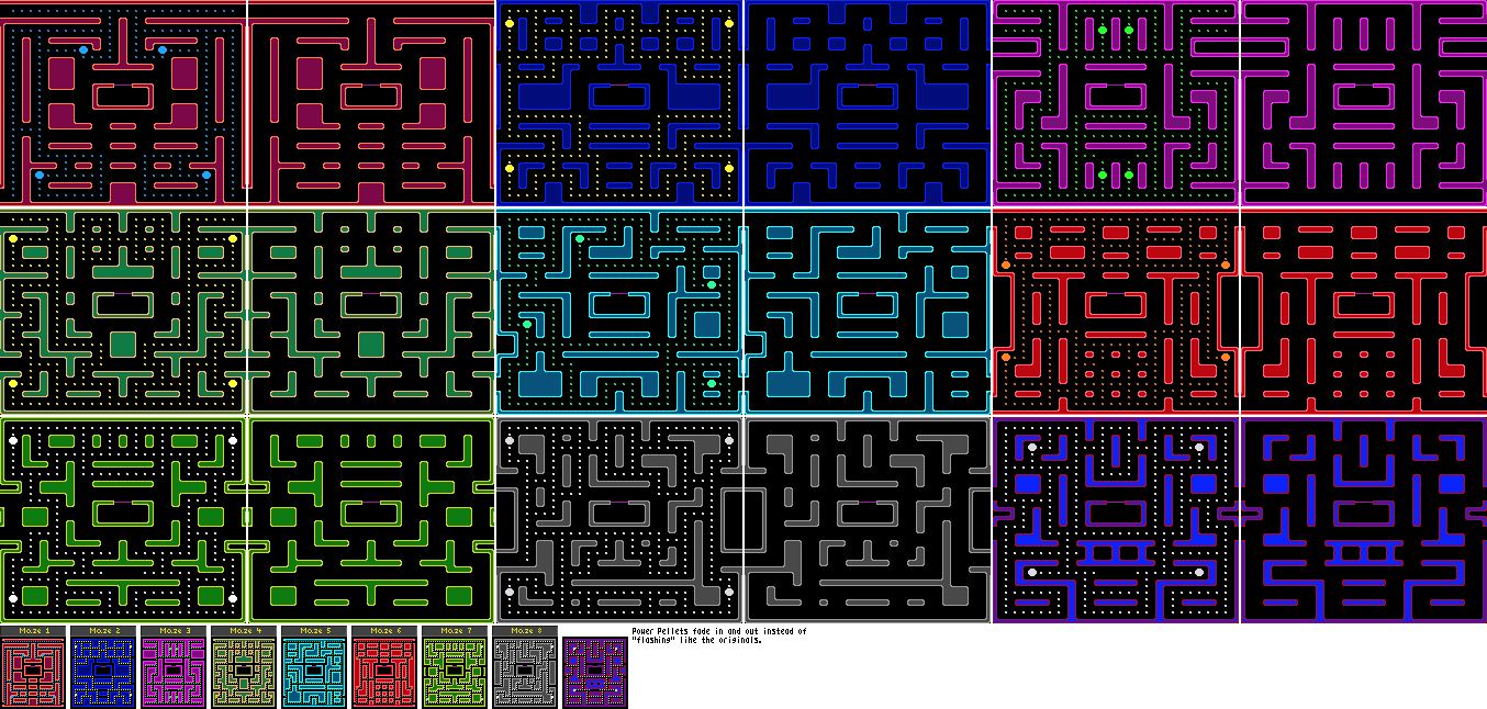 Champ Ms. Pac-Em - Champ Mazes