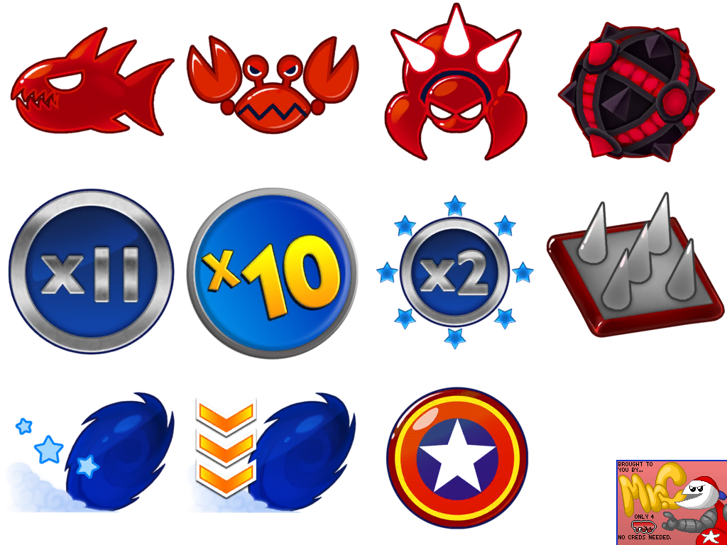 Sonic Dash - Hint Icons