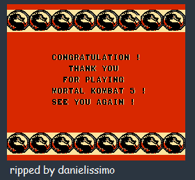 Mortal Kombat Trilogy (Bootleg) - Ending