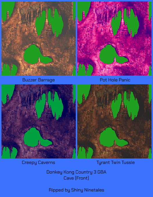 Donkey Kong Country 3 - Cave (Front)