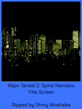 Majin Tensei 2: Spiral Nemesis (JPN) - Title Screen Background