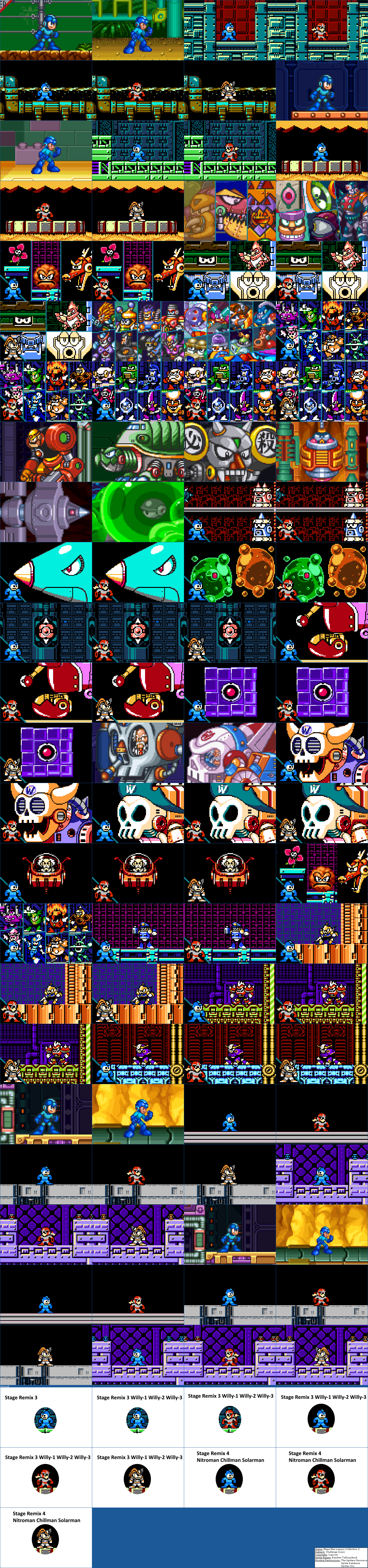 Mega Man Legacy Collection 2 - Challenge Icons