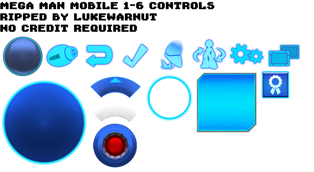 Mega Man Mobile 1-6 - On-Screen Controls