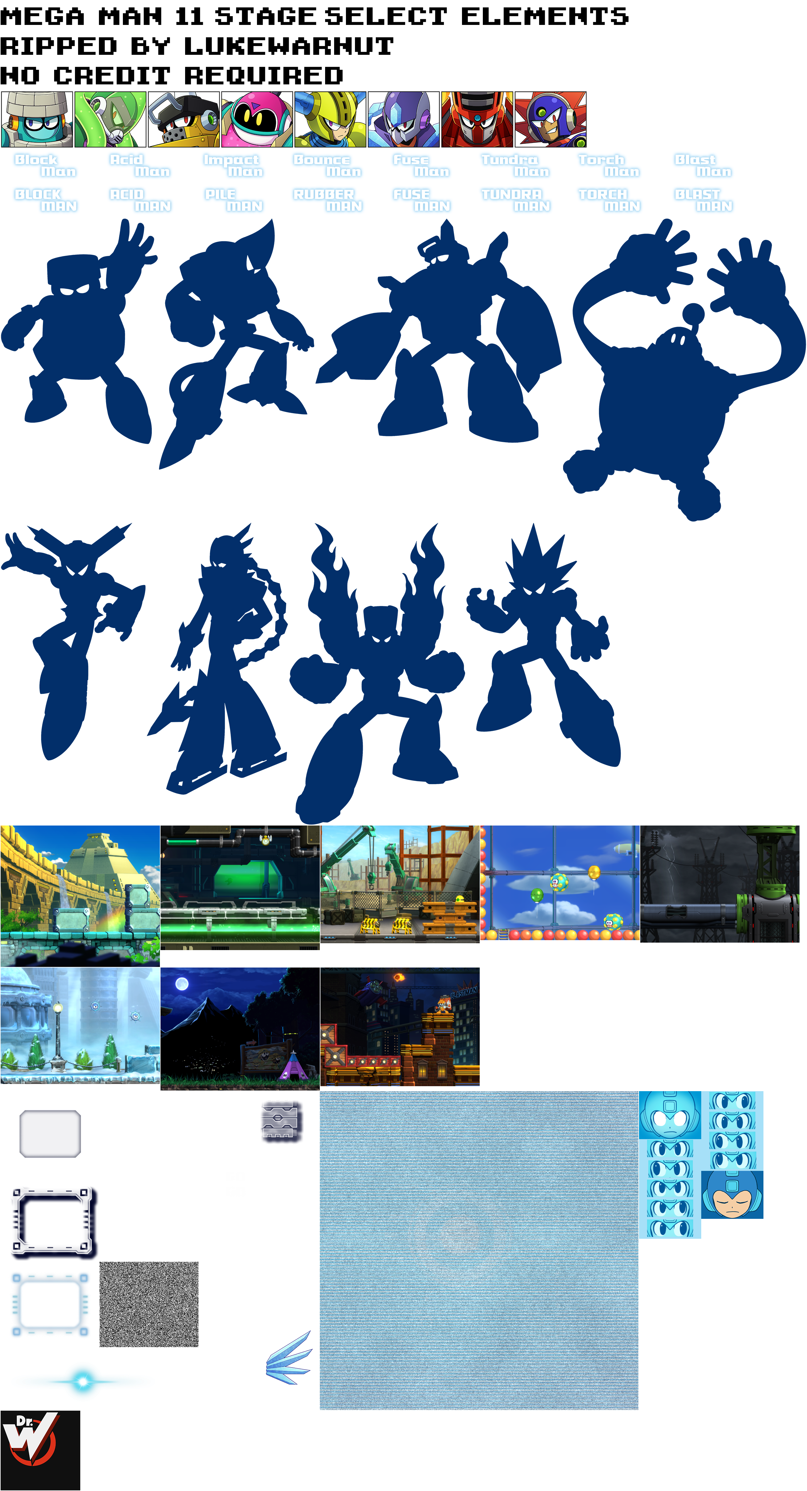 Mega Man 11 - Stage Select