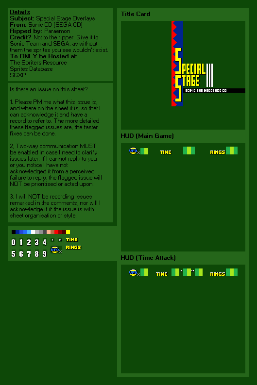 Genesis / 32X / SCD - Sonic the Hedgehog - HUD Overlay - The Spriters  Resource