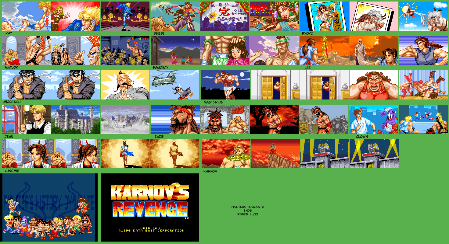 Karnov's Revenge - Endings