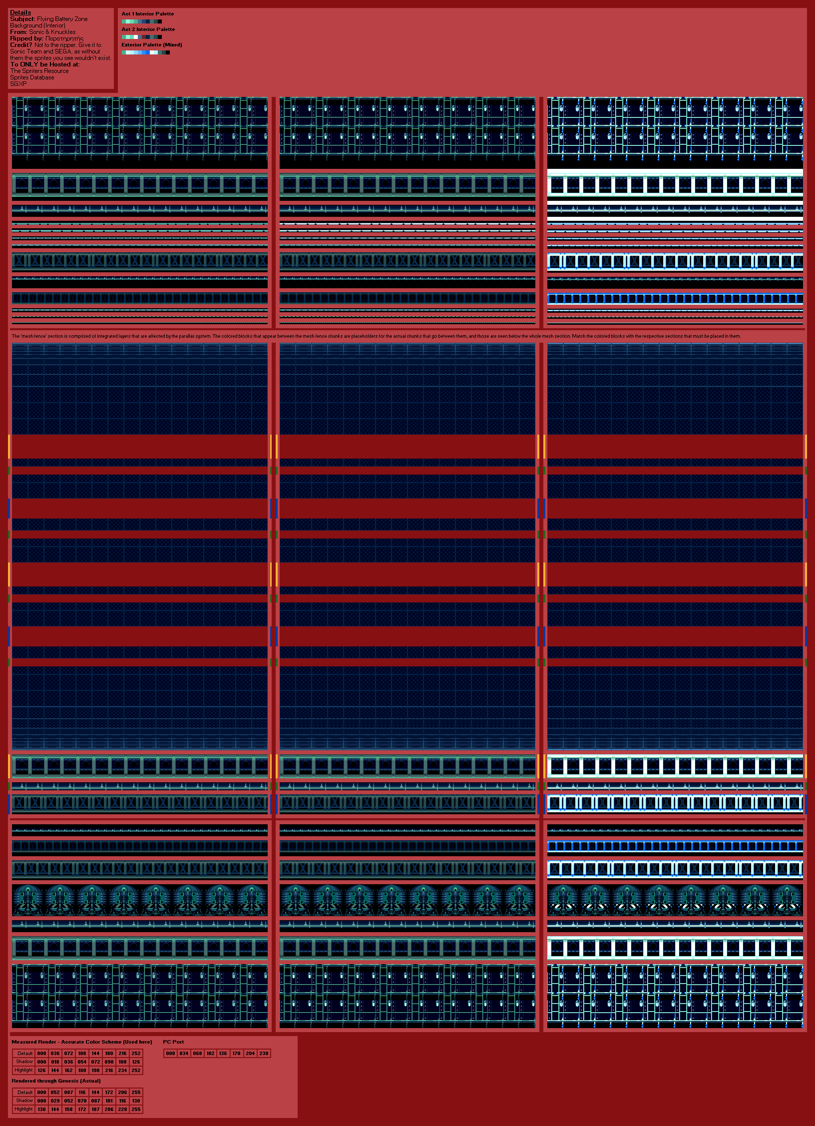 Sonic & Knuckles - Flying Battery Zone (Interior)