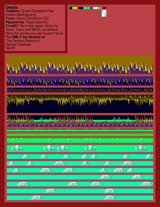 Sonic the Hedgehog CD - Quartz Quadrant (Past, Indoors)