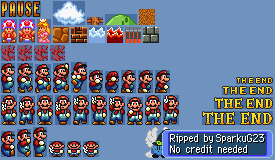 Super Mario All-Stars: Super Mario Bros. & The Lost Levels - Unused Sprites