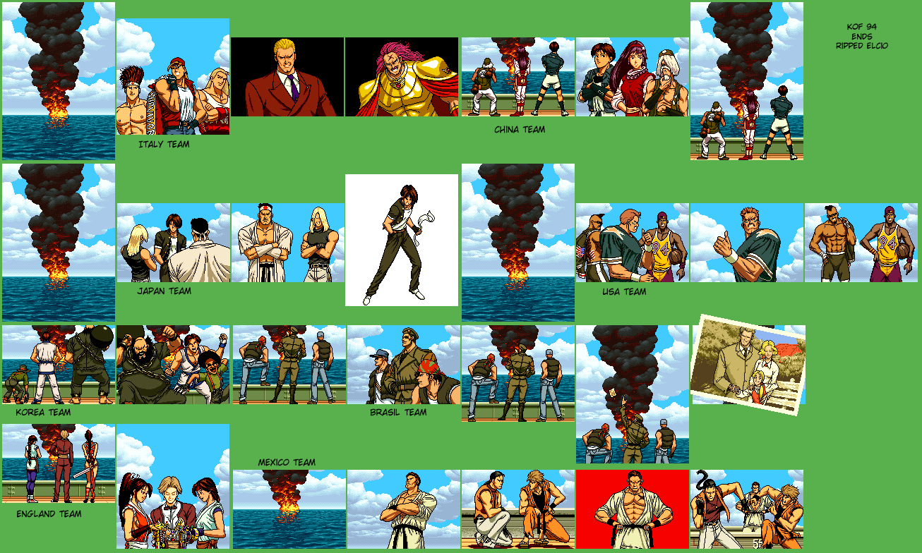 The King of Fighters '94 - Endings