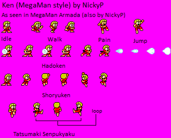 Ken (Mega Man NES-Style)