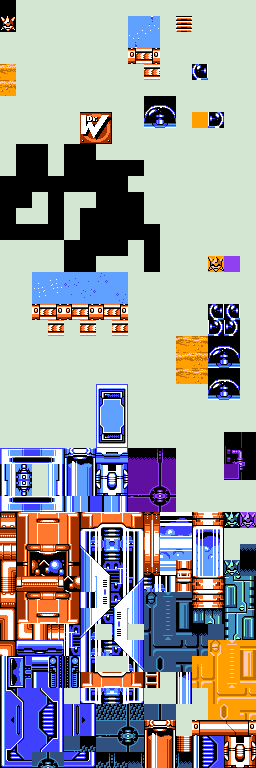 Rockman 7 FC / Mega Man 7 FC - Burst Man Stage