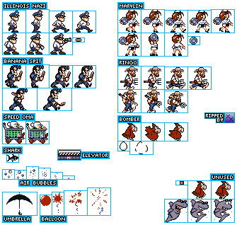 The Blues Brothers - Level 1 Enemies