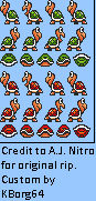 Koopa Troopa (Super Mario Land 2, Super Mario Bros. 3 SNES-Style)