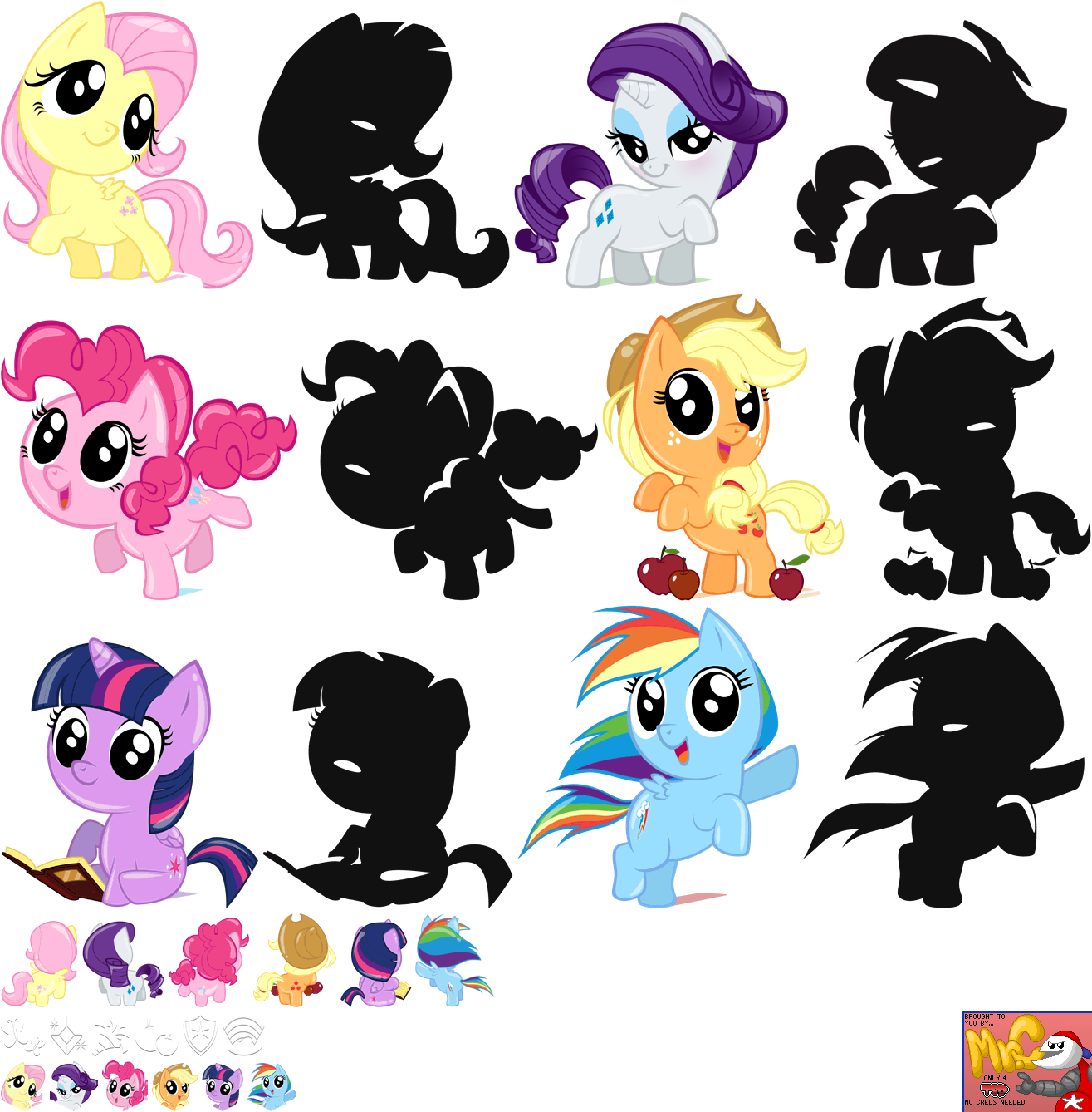 My Little Pony: Pocket Ponies - The Mane Six