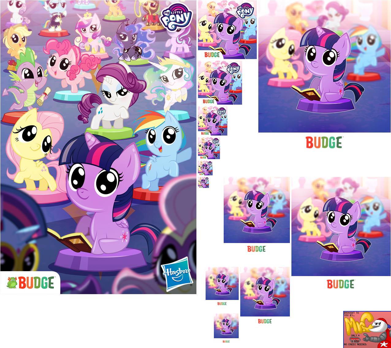 My Little Pony: Pocket Ponies - App Icon and Splash Screen