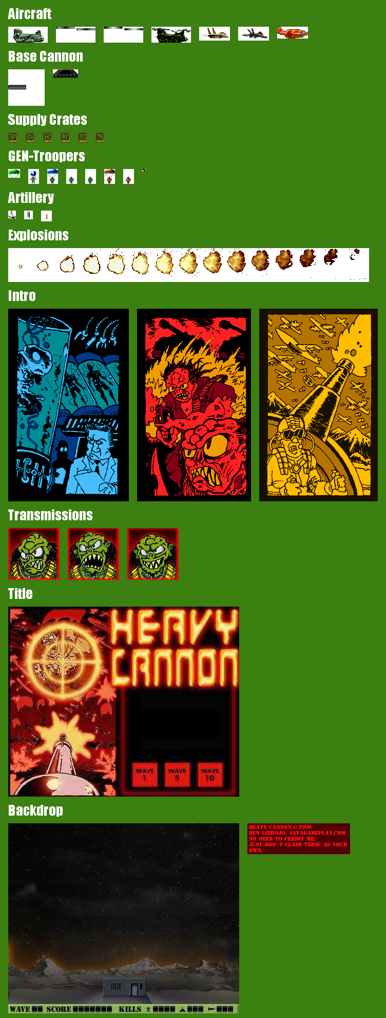 J@vaGamePlay.com Games - Heavy Cannon