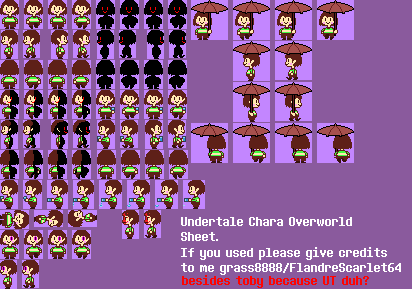 Undertale Customs - Chara (Overworld)