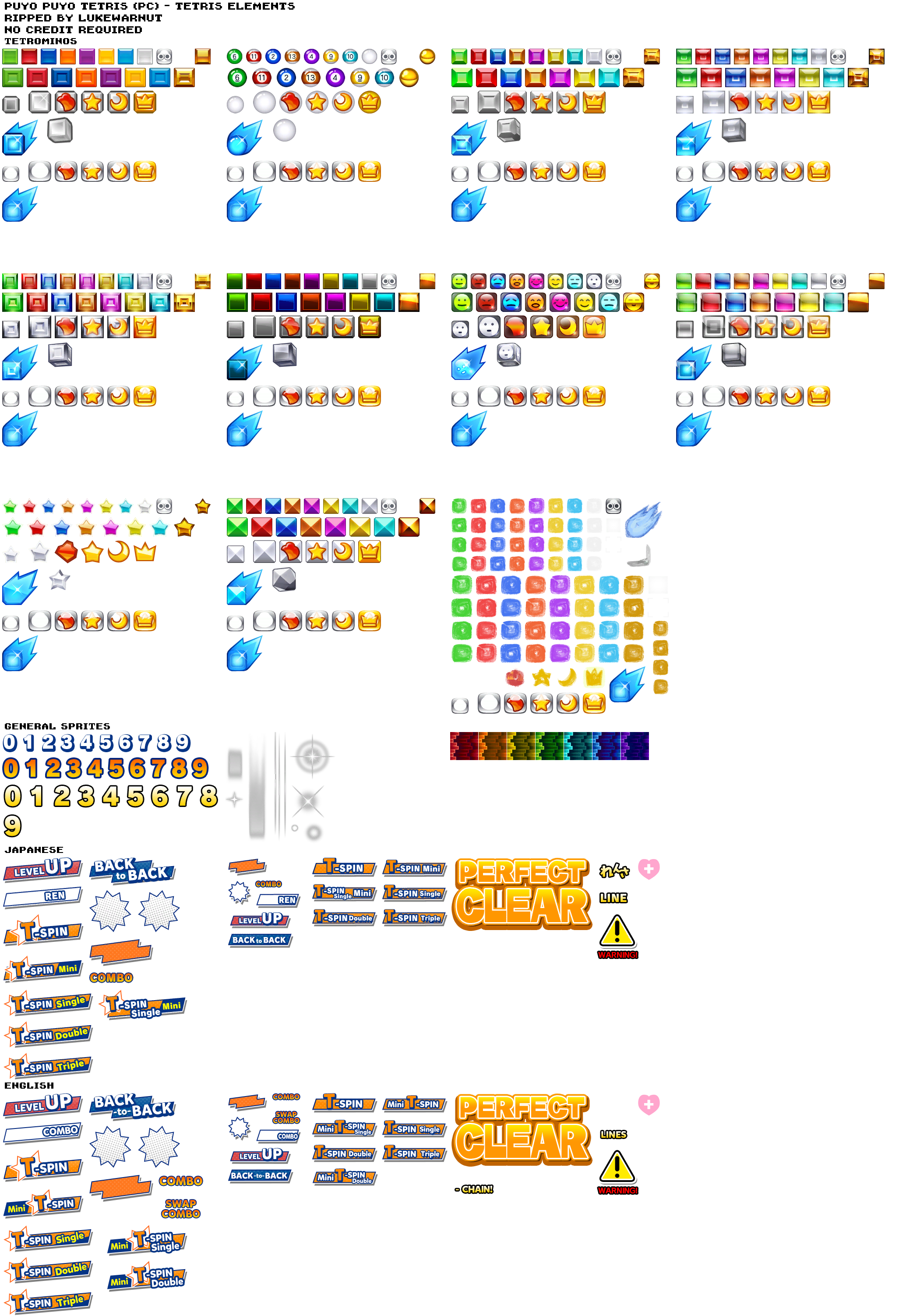 Puyo Puyo Tetris - Tetris Elements