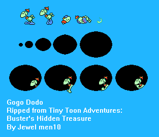 Tiny Toon Adventures: Buster's Hidden Treasure - Gogo Dodo