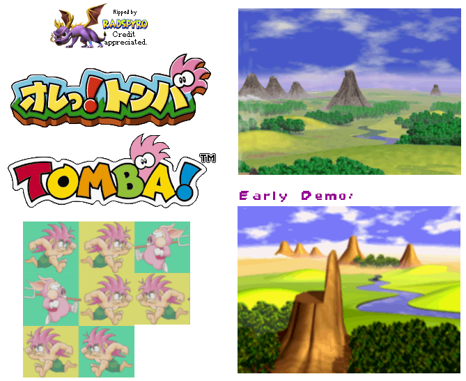 Tomba! / Tombi! - Title Screen