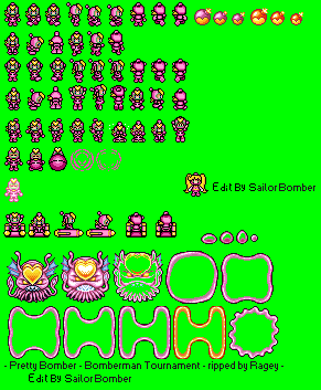 Bomberman Customs - Pretty Bomber (Bomberman Tournament-Style)